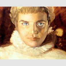 Портрет Александра Святышева в образе. Фрагмент