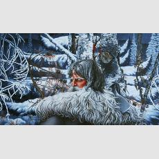 Копия картины Константина Васильева «Северный орёл»(1969)