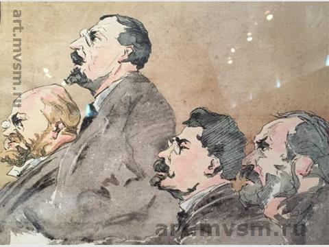 1917. Рисунки художника Ю.К. Арцыбушева